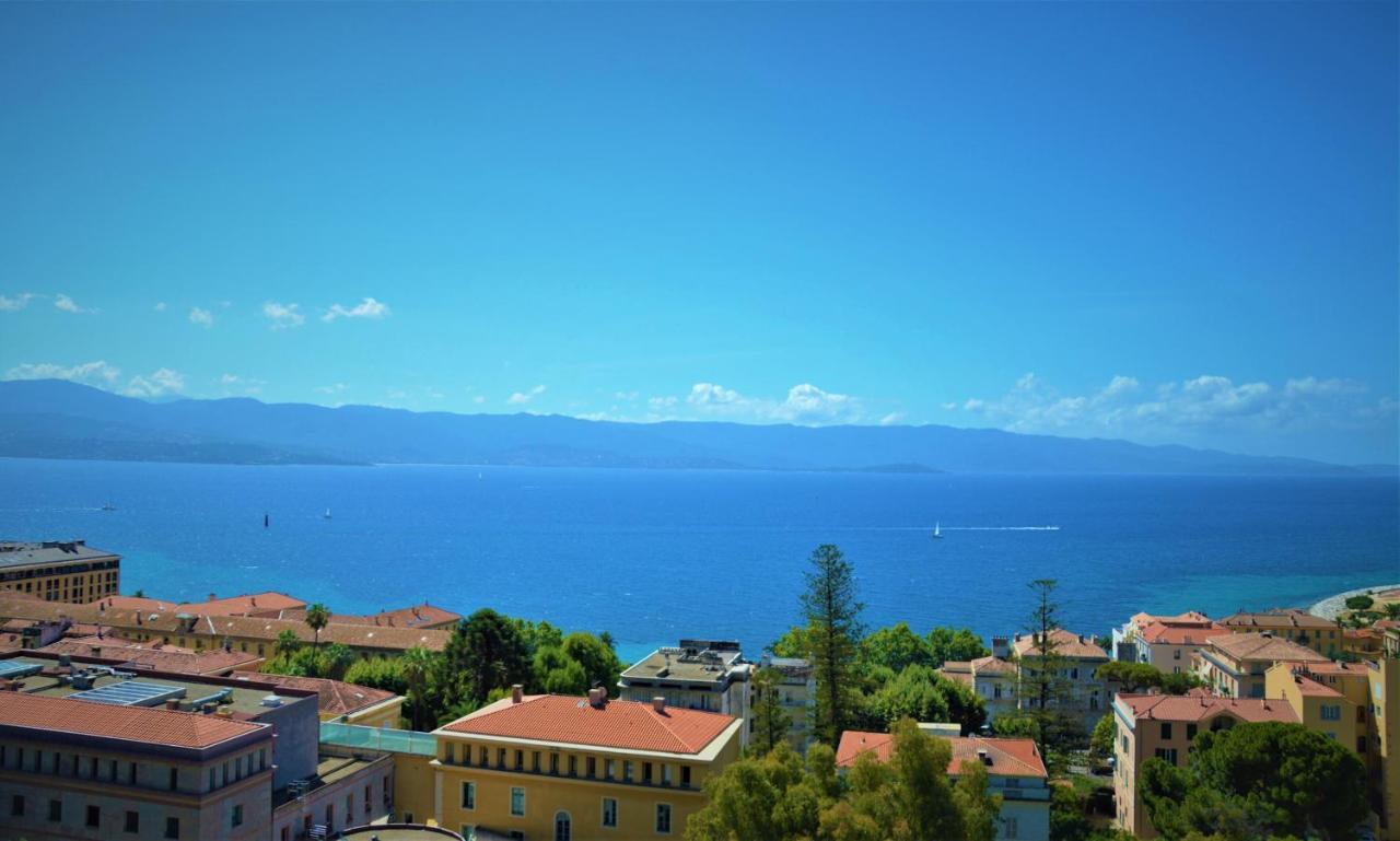 Grand T2 Standing Ajaccio Proche Centre Et Plages Vue Panoramique Parking Prive Bagian luar foto