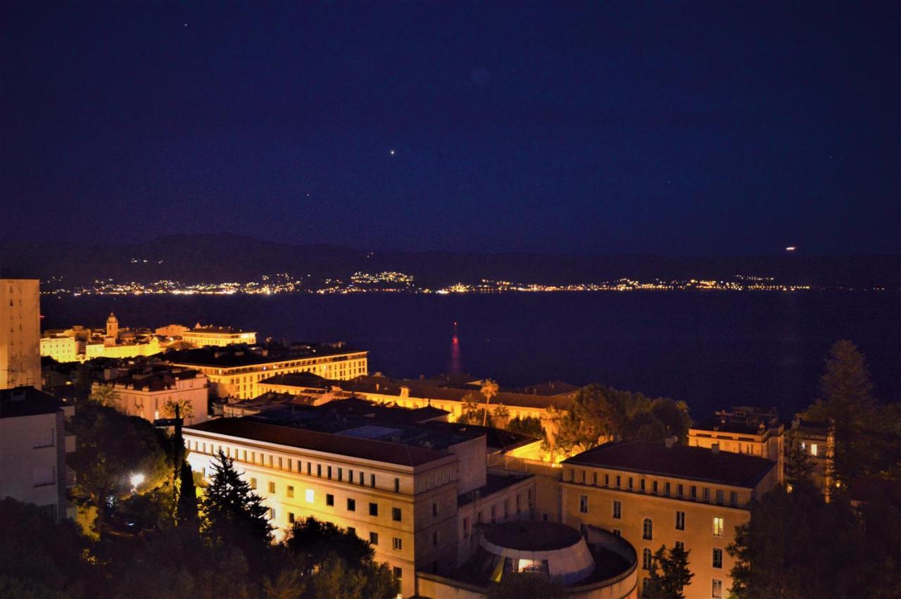 Grand T2 Standing Ajaccio Proche Centre Et Plages Vue Panoramique Parking Prive Bagian luar foto