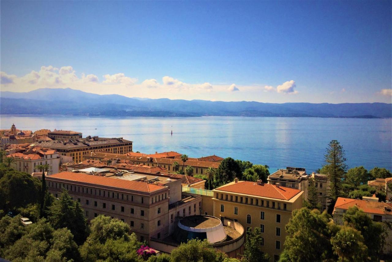 Grand T2 Standing Ajaccio Proche Centre Et Plages Vue Panoramique Parking Prive Bagian luar foto